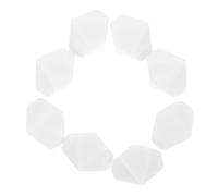 Gogogmee 8pcs Blank DIY Game Dice Gambling Dice for Parties Easy to Write Engrave for Educational Games and Family Interaction Reusable