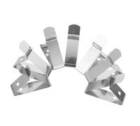 Gogogmee 8pcs Food Grade Stainless Steel Thermometer Pot Clip Holder High Temperature Resistant Grill Probe Clips for Coffee Cups Bbq Fryers Secure Accurate Fixation Non Scratch Cooking