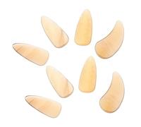 Gogogmee 8pcs Guzheng Finger Nail Protector Gel Finger Protectors String Instrument Nails Smooth Shape