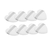 Gogogmee 8pcs Heart-shaped Makeup Sponges Portable Foundation Powder Puff for Loose Powder Application Tools for Makeup