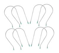 Gogogmee 8pcs Hot Roller Clips Replacement for Electric Curlers Stainless Steel Hair Curler Securing Pins Compact and Lightweight Hair Styling Accessories