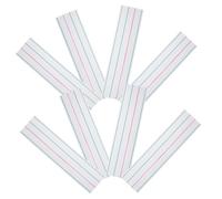 Gogogmee 8pcs Magnetic Dry Erase Labels for Classroom Desks Writable Reusable Name Tags with Four Line Grid Wear Resistant and Easy to Clean Whiteboard Magnets for Students