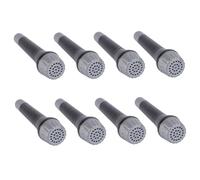 Gogogmee 8Pcs Microphone Model Candy Color Plastic Party Performance Musical Props Lightweight for Halloween Costume Bar Show Random Color