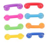 Gogogmee 8pcs Plastic Whisper Phone for Fun Educational Props for Party Games Bright Colors to Enhance Parent Interaction and Develop Communication Skills