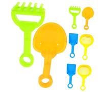 Gogogmee 8Pcs Portable Beach Sand Dig Plastic Sand for Outdoor Fun for Beach Parties and Backyard Play for Ages