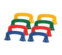 Gogogmee 8Pcs Reading Whisper Phone for Abs Auditory Feedback Educational with Smooth Surface Fine Motor Skill and Hand Eye Coordination Development Red Peacock Blue Yellow Dark Green