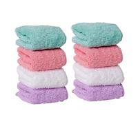 Gogogmee 8Pcs Soft Absorbent Infants Towel Saliva Towel for Newborns and Toddlers - Thick Reusable Washcloth for Baby Bathing Facial Cleaning Home Spa