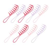 Gogogmee 9pcs Detangling Styling Comb Retro Big Back Hair Comb Wide Tooth Plastic Hair Styling Tool for Men Women