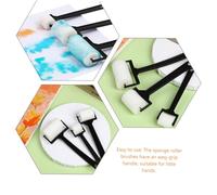 Gogogmee 9Pcs Graffiti Sponge Rollers for Ergonomic Handle Doodling Tools Paint Sponges for DIY Art Classes and Home Painting Activities