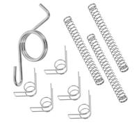 Gogogmee 9pcs Motorcycle Brake Return Spring Set Includes 1.0x11mm Double Torsion Springs 3.2x32x56mm Torsion 0.8x8.5x76mm Compression Compatible with Kickstand and Rear Brake Pedal Lever