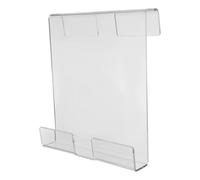 Gogogmee Acrylic Exercise Bike Phone Holder Transparent Reading Stand Compatible with Tablets Books Magazines for Fitness Workouts and Online Courses