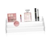 Gogogmee Acrylic Eyeshadow Stand Makeup Organizer Mirror Vanity Organizer for Counter