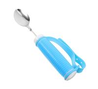 Gogogmee Adaptive Utensils for Disabled Elderly Dining Aid Non-Slip Spoon Soft Silicone Handle for Handicapped Adults