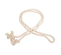 Gogogmee Adjustable Bohemian Woven Waist Rope Belt for Women Cotton Linen Braided Macrame Cord Vintage Missionary Style Accessory for Costume and Everyday Wear