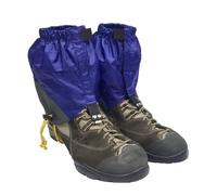 Gogogmee Adjustable Outdoor Ankle Gaiters for Hiking Lightweight Breathable Nylon Boot Covers with Elastic Bands and Snap Fasteners Protection Against Water Snow Mud and Insects Blue