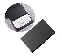 Gogogmee Aluminum Alloy Business Card Holder Organizer Portable Metal Name Case Stylish Desktop Storage Solution for Professionals