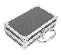 Gogogmee Aluminum Alloy Travel Emergency Storage Box Large Capacity Thickened Multi-Compartment Small Tools Organizer for Home Office Business Trip