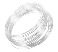 Gogogmee Aluminum Jewelry Wire Silver 0.8Mm 10M Bendable Wire Suitable for Art and Garden Projects