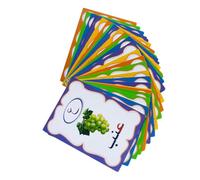 Gogogmee Arabic Word Cards Educational Sensory Flash Cards for Kindergarten Boys and Stimulate Brain Development Color Recognition and Fine Motor Skills Learning