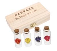 Gogogmee Baby Keepsake Storage Box for Newborns with Large Capacity Wood and Glass Construction, Elegant Design Keepsake Case to Preserve Baby's Memories, Present for Newborn Families