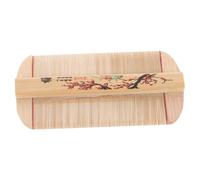 Gogogmee Bamboo Grate Vintage Fine Tooth Comb for Dandruff Removal Double Sided Grooming Tool for Dog Shedding Pet Hair Brush for Detangling