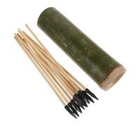 Gogogmee Bamboo Tube Arrow Toss Game Set 30cm Small Throwing Pot 10 Arrows 33cm for Outdoor Party Supplies School Team Building and ’ Funny Toss Game