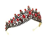 Gogogmee Baroque Vintage Wedding Rhinestone Crown Tiara Elegant Bride Headwear for Bridal Party Birthday Festival Accessories