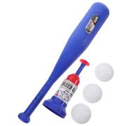 Gogogmee Baseball Training Kit with Safe Plastic Bat Ball Launcher for Indoor Outdoor Hitting Practice Play Equipment for Developing Sports Skills and Teamwork