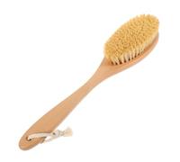 Gogogmee Bath Brush Long Handle for Shower Back Scrubber Exfoliator Body Scrubbing Tool Plant Bristles for Bathroom Cleaning and Personal Hygiene