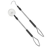 Gogogmee Beach Sand Sifter Kit with Shell Scooper and Heavy Duty Aluminum Handle Detachable Sand Filter Tool for Shell Collecting Rock Hunting and Outdoor Treasure Hunting Fun