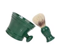 Gogogmee Beard Brush and Shaving Bowl Kit with Handle for Men Grooming Salon-grade Beard Cleaning for Neat Styling Comfortable Lather and Travel-friendly Facial Hair Care