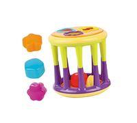 Gogogmee Block Cylindrical Style Boys and Girls Plastic Toy Plastic Geometrical Assemble Toy for Block Matching Tower Plaything for Cognitive Grasping Plaything During Playtime