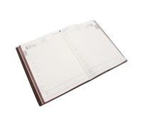 Gogogmee Blue Soft Leather Planner Notepad Yearly Schedule Organizer for Students and Office Work Daily Academic Agenda with Smooth Paper for Efficient Planning and Prioritizing