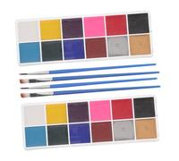 Gogogmee Body Paint Washable Face Paint Kit Water-soluble Clown Makeup for Women for Halloween Parties Theater Performances
