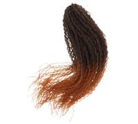 Gogogmee Braiding Hair Extensions Brazilian Curly Braiding Hair Afro Wave Afro Curly Water Wave Crochet Extensions Brown
