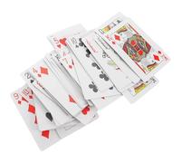 Gogogmee Braille Playing Cards Embossed Tactile Deck for Blind Adults and Accessible Card Games for Travel and Home Use Random Color