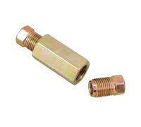 Gogogmee Brake Line Tube Fittings Inner Thread Screws 6mm Dual-end Connector for Iron and Copper Pipes Brake Line Pressure Fittings