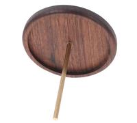 Gogogmee Brass Thread Spool Holder Embroidery Thread Rack for Sewing Quilting Crafting Cross Stitch Removable DIY Black Walnut Wood Organizer and Beading Projects