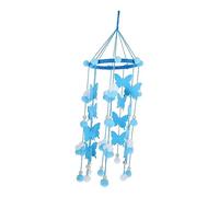 Gogogmee Butterfly Crib Mobile for Girls Baby Bedroom Hanging Decoration Felt Ball Ornament Nursery Cot Mobile Infant Girl