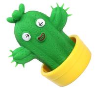 Gogogmee Cactus Shaped Tpr Squeeze Stress Relief with Spikes, Soft Finger Sensory for Anxiety Relief and Fun, Mini Fake Cactus Plant and Adults