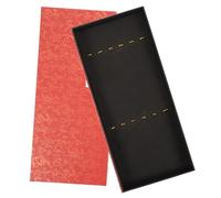 Gogogmee Calligraphy Brush Storage Case 6pcs Set Red Calligraphy Brush Organizer for Artists Suitable for Painting and Writing