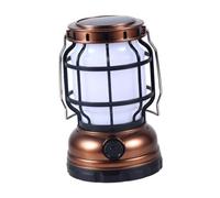 Gogogmee Camping Lantern Rechargeable Led Solar Tent Lamp Portable Charging Outdoor Camping Lamp for Multipurpose Outdoor Lighting