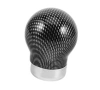 Gogogmee Carbon Fiber Car Shift Knob Lightweight Manual Transmission Gear Lever Knob Construction Durable Wear Resistant Fit for Vehicle Interior Modification