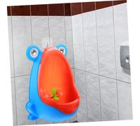 Gogogmee Cartoon Frog Boys Urinal Potty with Pinwheel Hanging Training Toilet for Standing Pee Trainer Space-Saving Bathroom Accessory for Little Boys