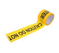 Gogogmee Caution Do Not Enter Tape Non-adhesive Warning Crime Scene Barrier Safety Marking Tape High-visibility for Hazardous Area Restriction and Access Control