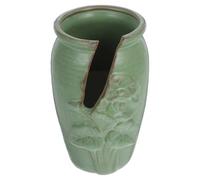 Gogogmee Ceramic Orchid Flower Pot Multi-opening Planter Succulent Plant Container for Balcony Indoor Gardening Easy Care Design Pottery