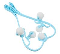 Gogogmee Cervical Spine Massager Manual Neck and Shoulder Tool for Fatigue Relief Ergonomic Design with Rolling Wheel Multi Functional Massage for Neck Arms and Legs Durable and