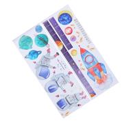 Gogogmee Chart Material Astronaut Wall for and Boys Growth Decal Girls Removable PVC Height Measurement Sticker to Record Bedroom and Baby's Rooms Child's