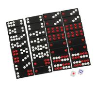 Gogogmee Chinese Paigow Tiles Traditional Domino Board Game Lightweight Portable with Engraved Surface Fine Workmanship Smooth Texture Easy to Clean for Family Party