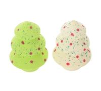 Gogogmee Christmas Tree Makeup Sponge Soft Foundation Blender for Liquid Powder Glitter Star Ball Design Reusable Cosmetic Face Applicator Festive Beauty Tool Gift for Holiday Makeup